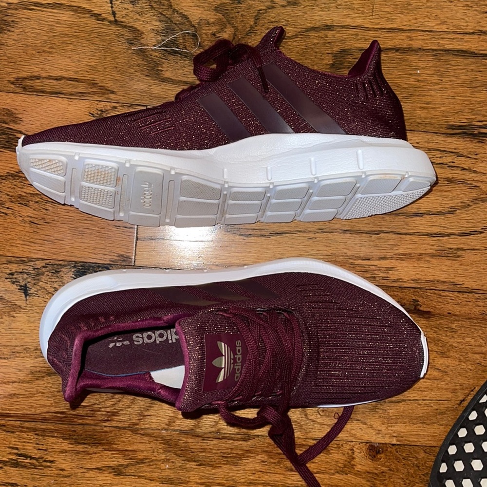 Purple Adidas Sneakers